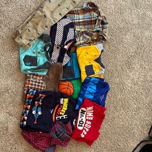 Lot of boys 2t shirts. All different brands.